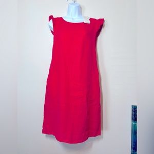 Lina Tomei linen dress NWT size M